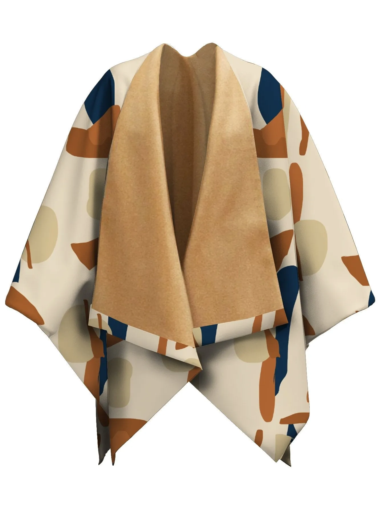 Reversible Amy Ben Poncho - Tilo Cream