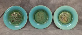 Set of 3 Decorative Romany Spartan Plates - Very Good Condition