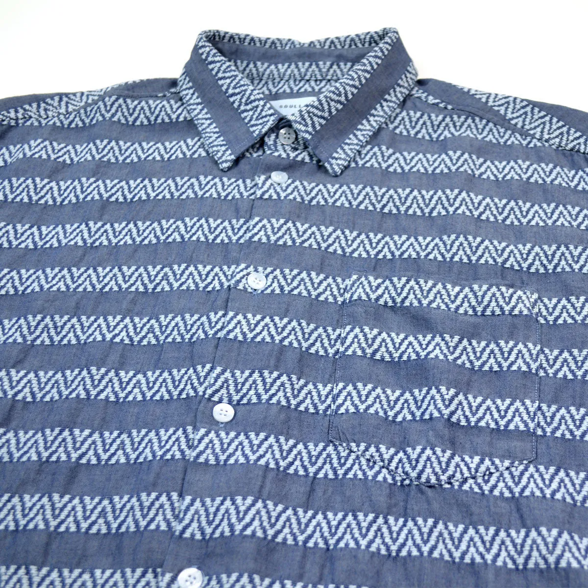 Soulland - Goff Indigo Shirt - Light Blue