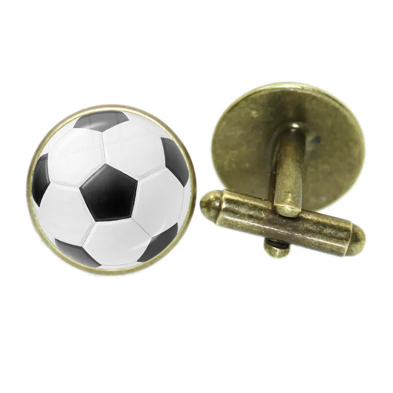 Sport Collection Golf Time Gemstone French Swank Cufflinks