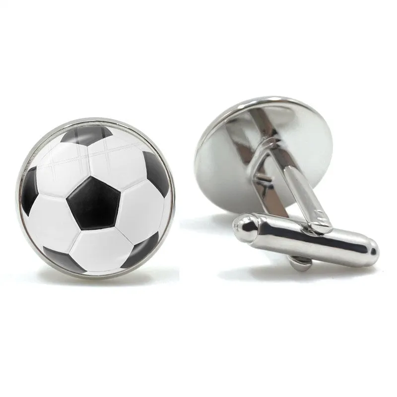 Sport Collection Golf Time Gemstone French Swank Cufflinks