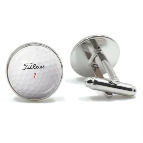 Sport Collection Golf Time Gemstone French Swank Cufflinks