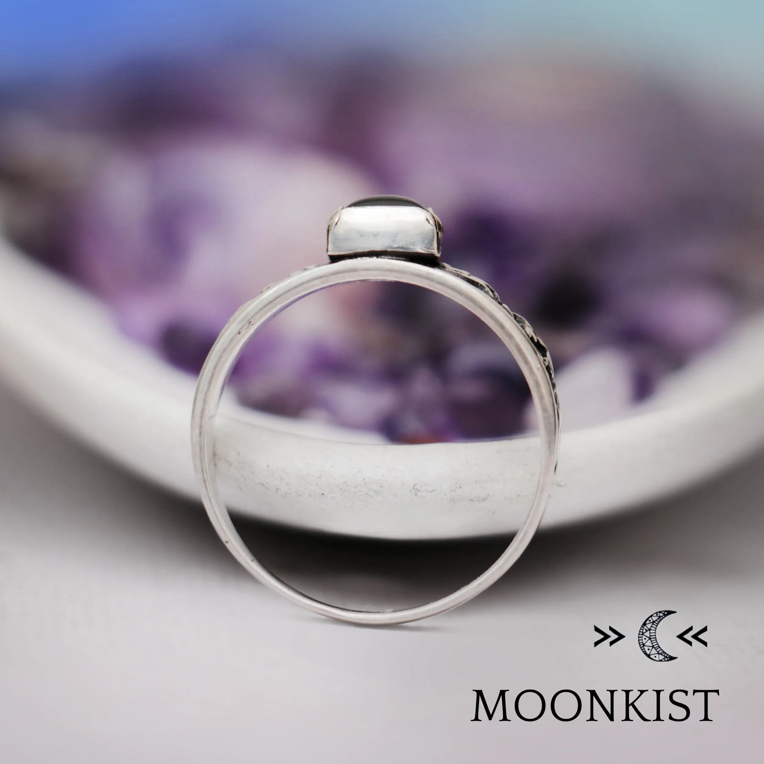 Square Black Onyx Ring  | Moonkist Designs