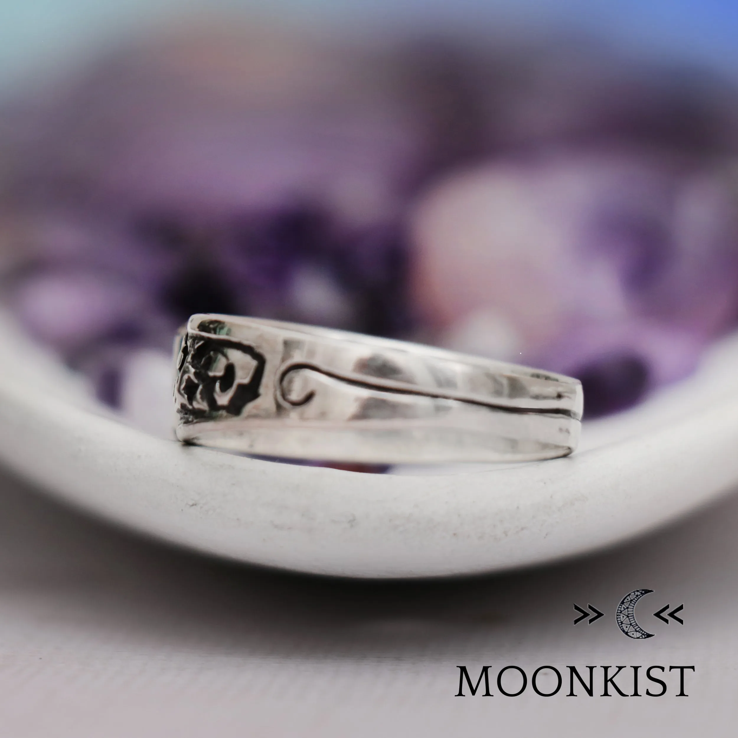 Square Black Onyx Ring  | Moonkist Designs