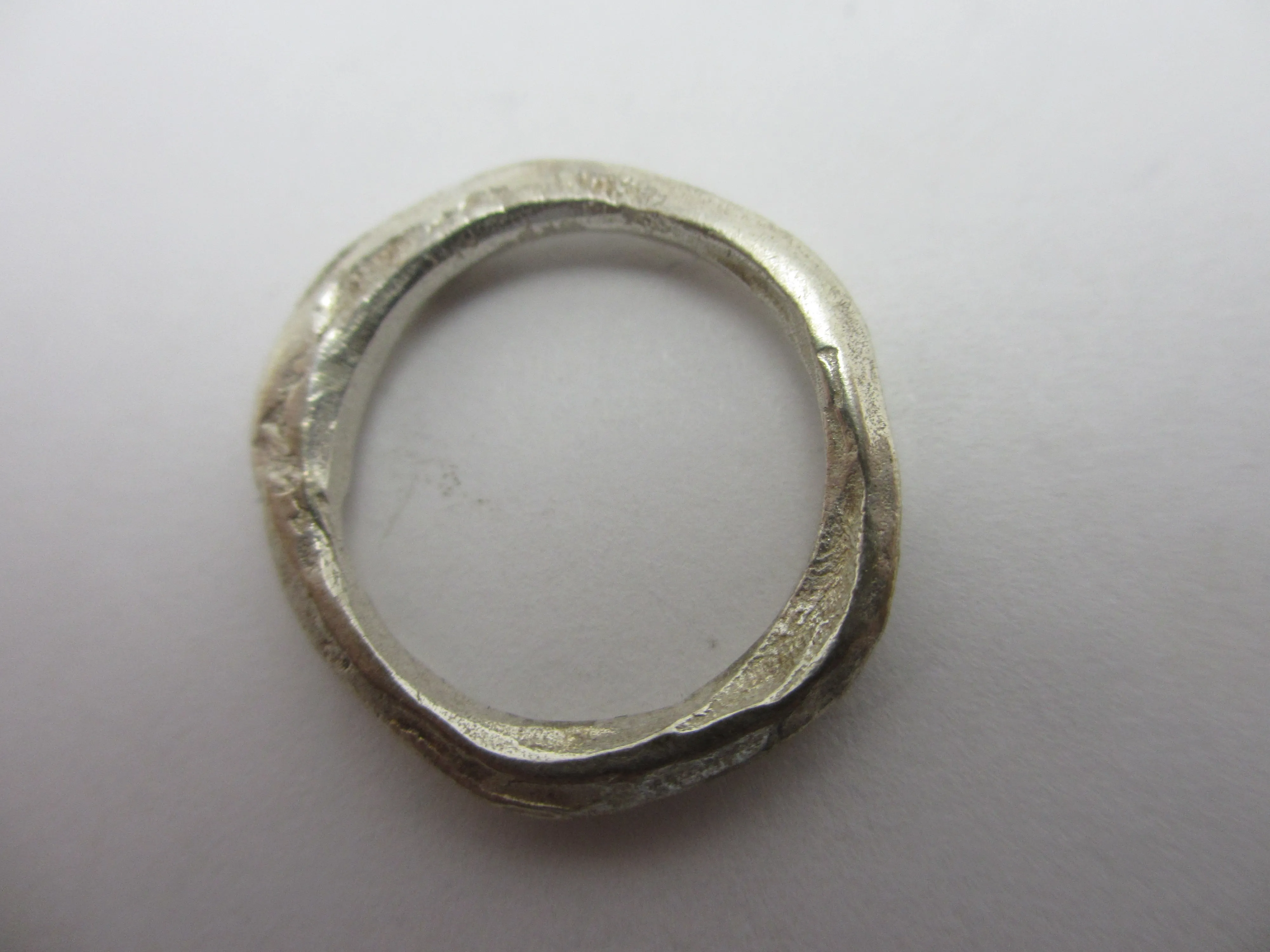 Sterling Silver Band Ring Vintage c1980