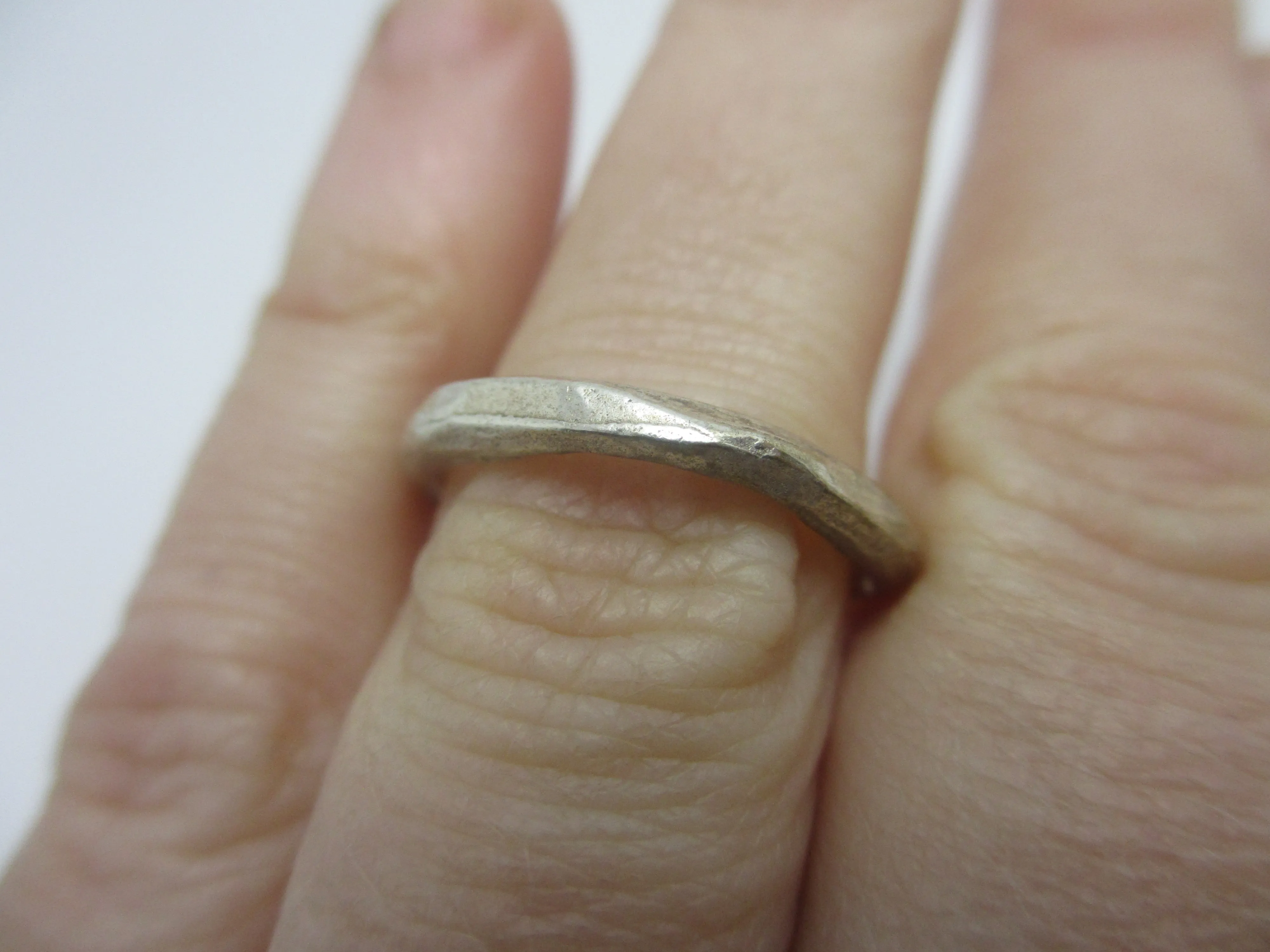 Sterling Silver Band Ring Vintage c1980