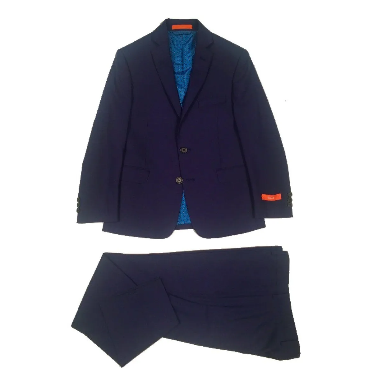 Tallia Boys Husky Royal Blue Wool Suit YH470