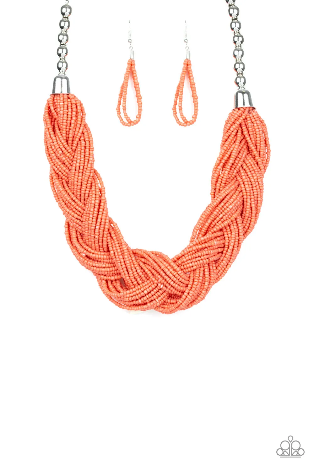 The Great Outback - Orange Paparazzi Necklace