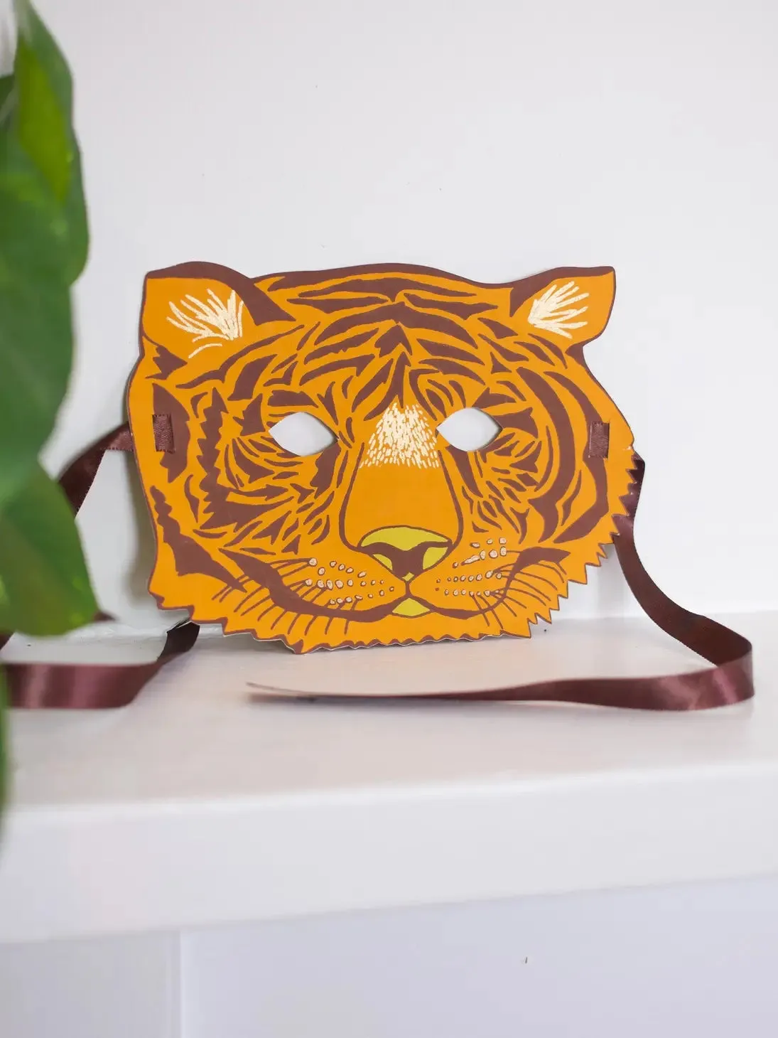 Tiger Mask Greeting Card