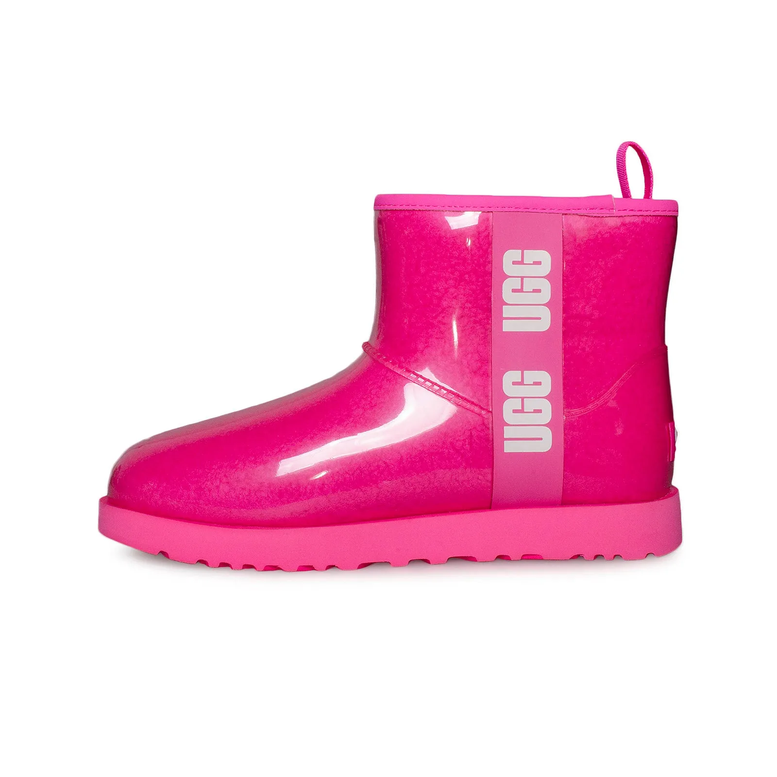 UGG Classic Clear Mini Taffy Pink Boots - Women's