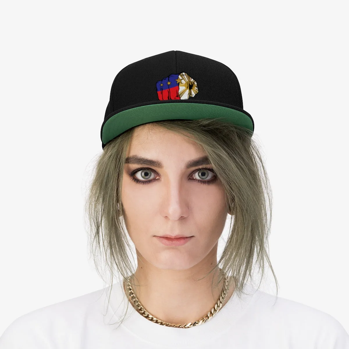 Unisex Flat Bill Hat