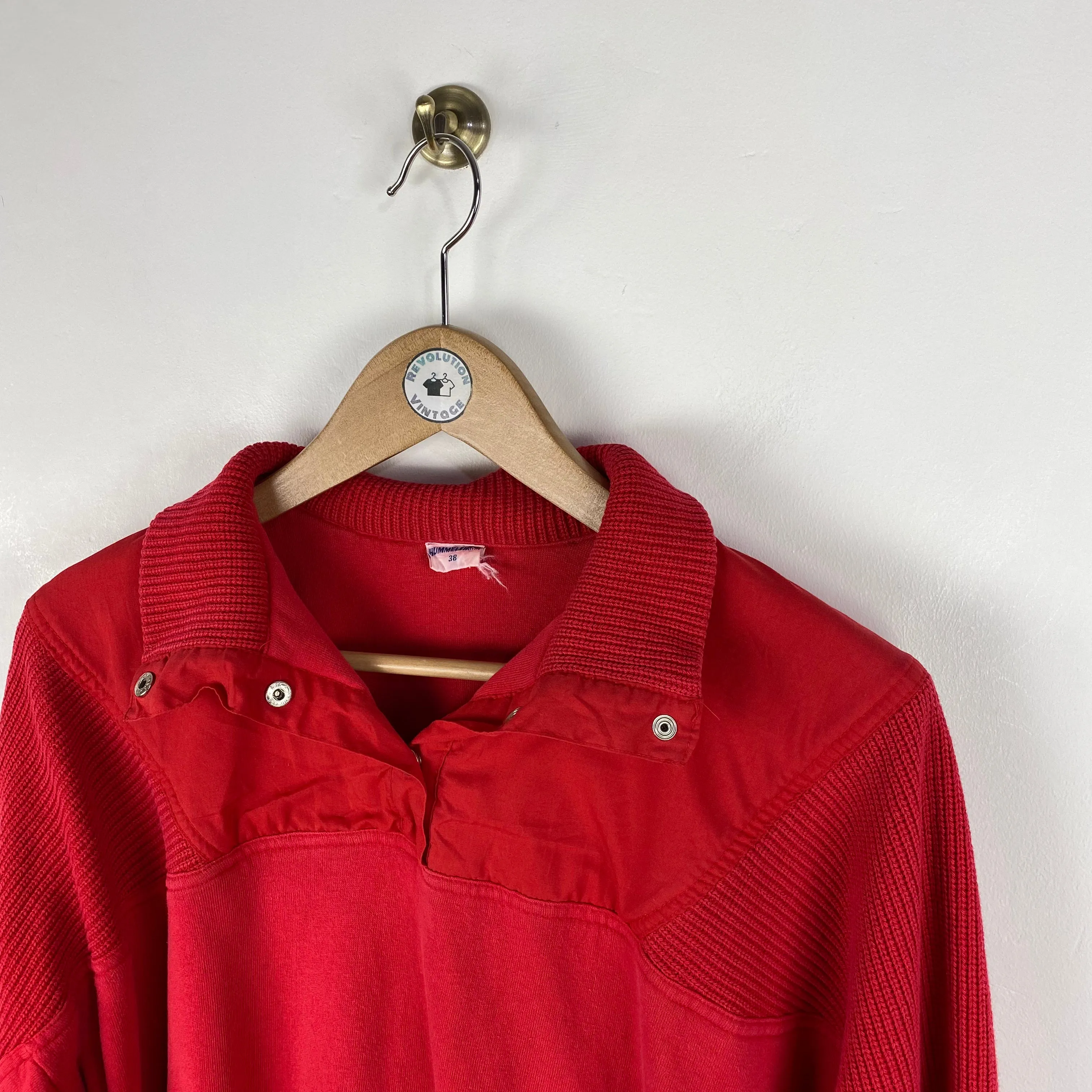 Vintage Button up Sweatshirt (Medium)