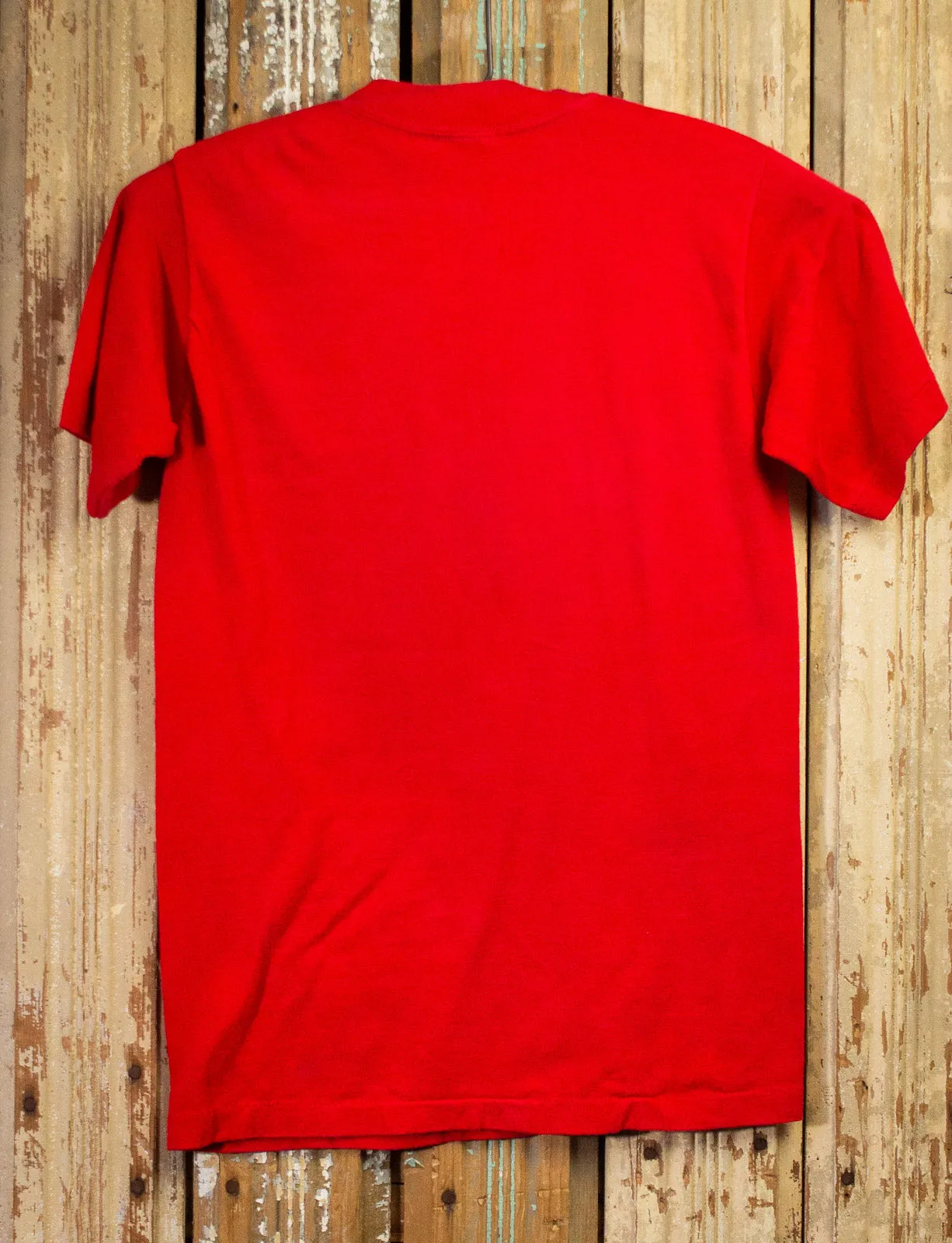 Vintage Carmel Souvenir Graphic T Shirt 80s Red XS