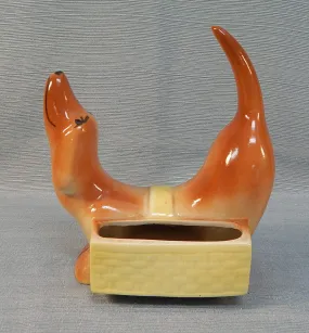 Vintage Dachshund Dresser Caddy