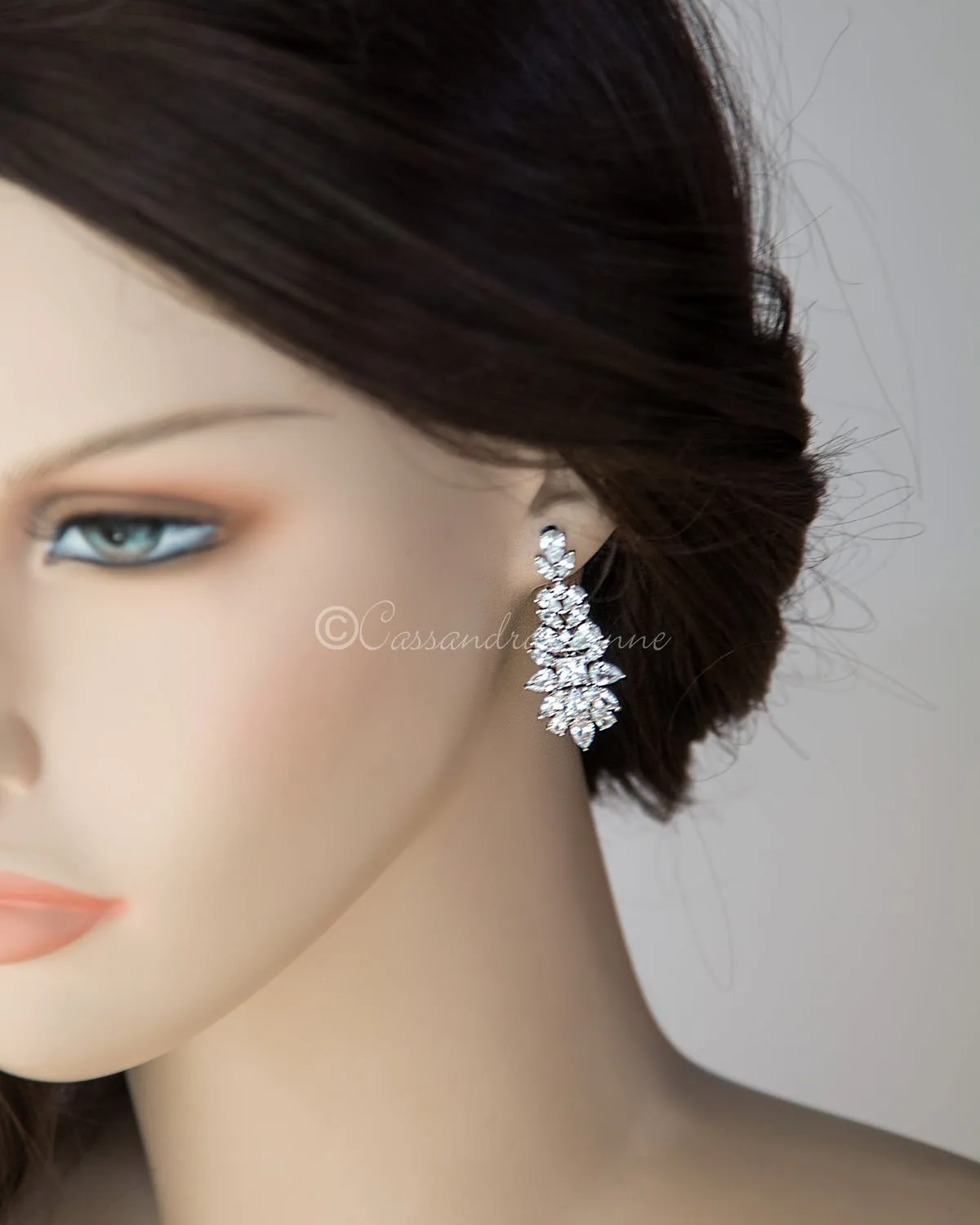 Vintage Drop Bridal Earrings