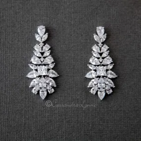 Vintage Drop Bridal Earrings