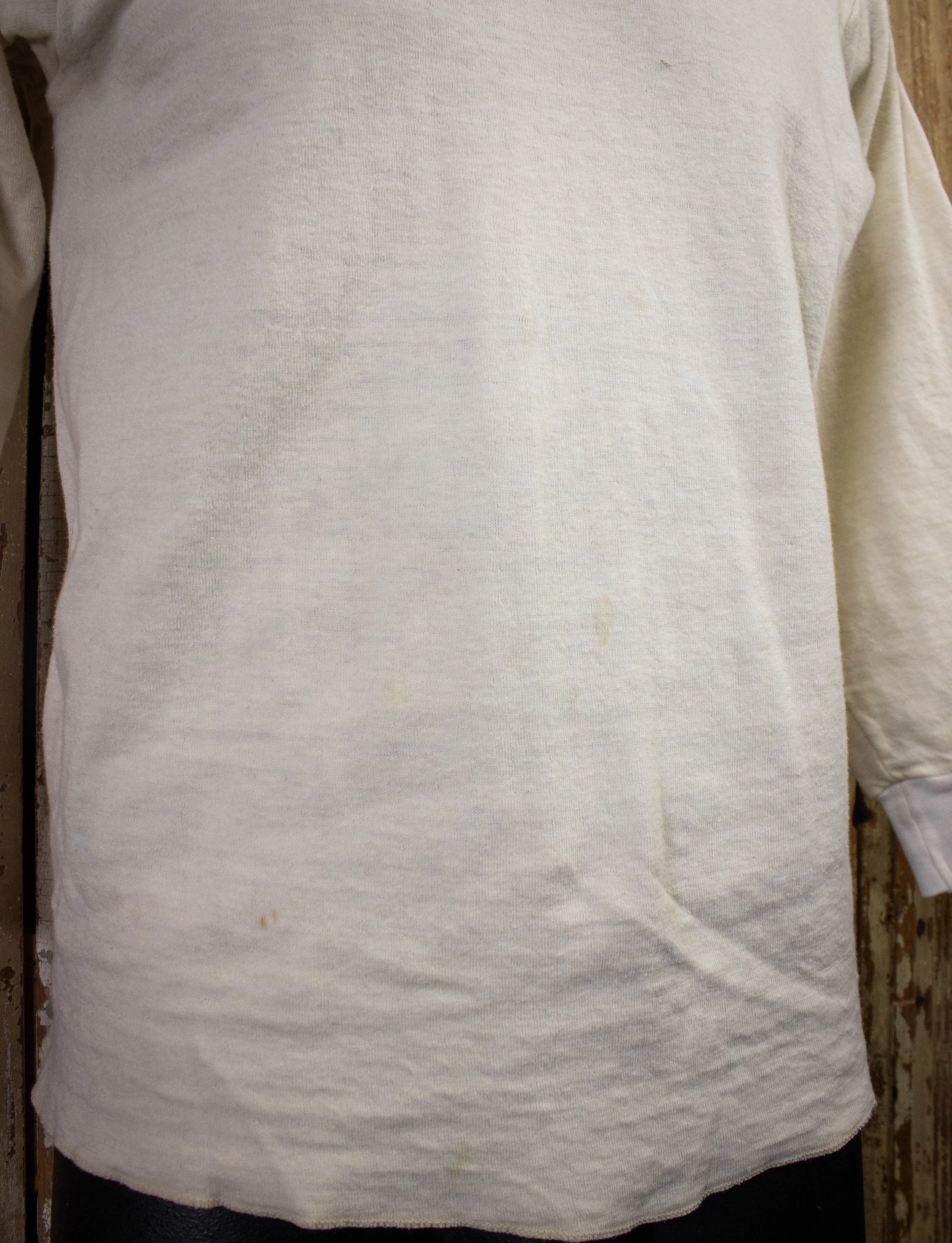 Vintage Duofold Blank White Sweatshirt 50s Medium