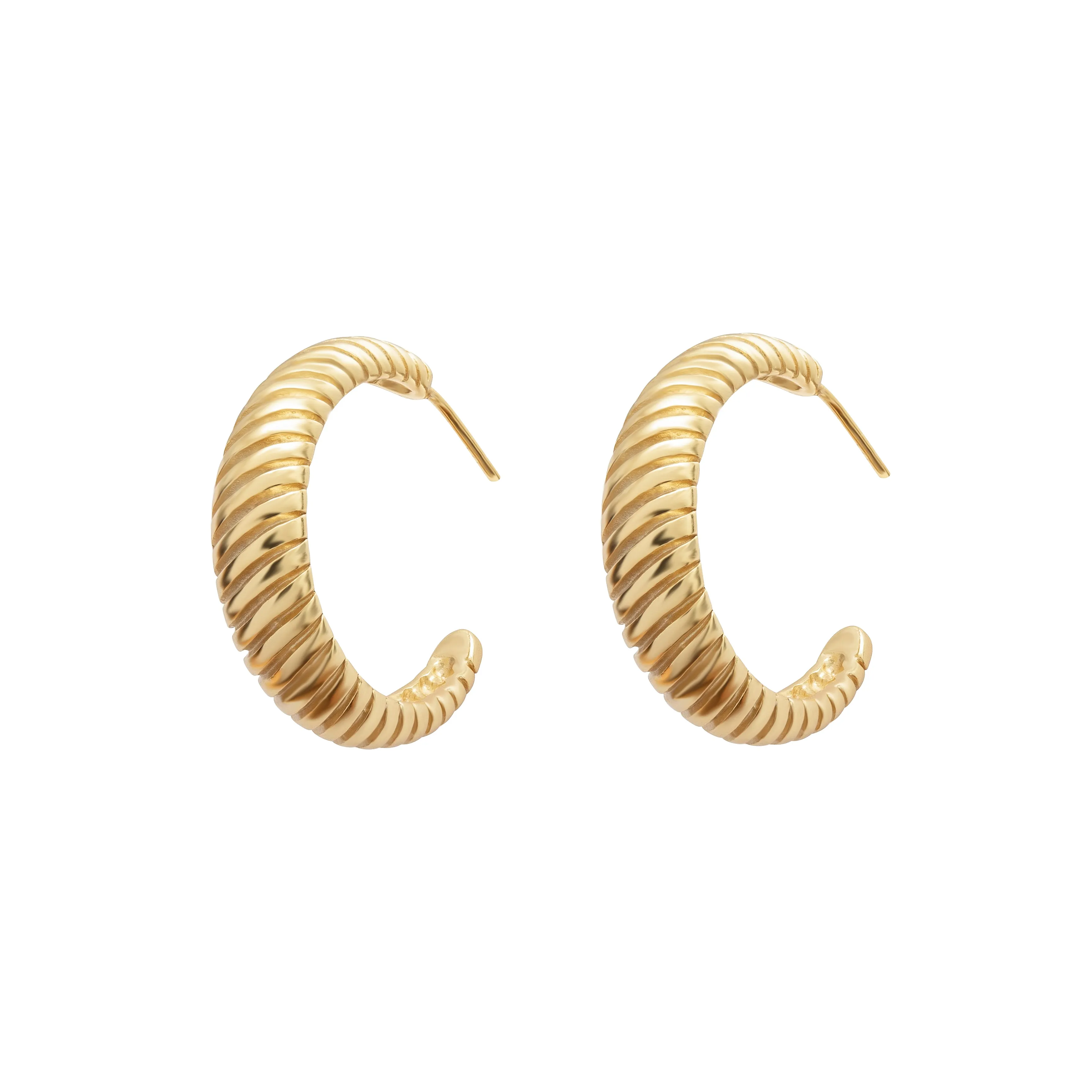 Vintage Gold Hoops