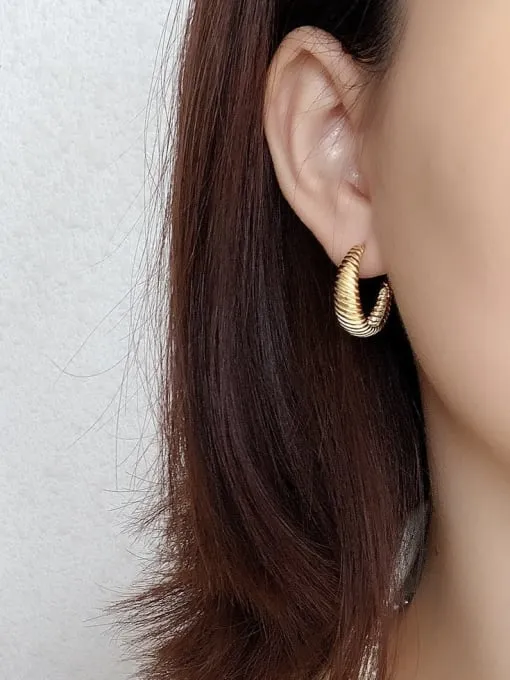 Vintage Gold Hoops