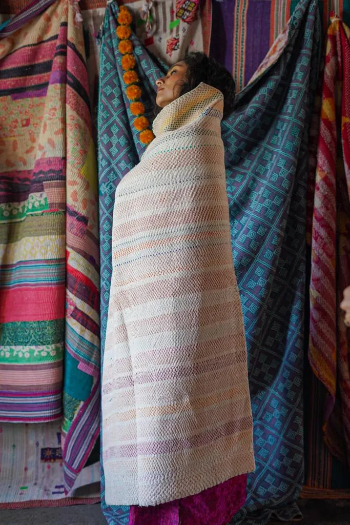 Vintage Kantha Throw 3