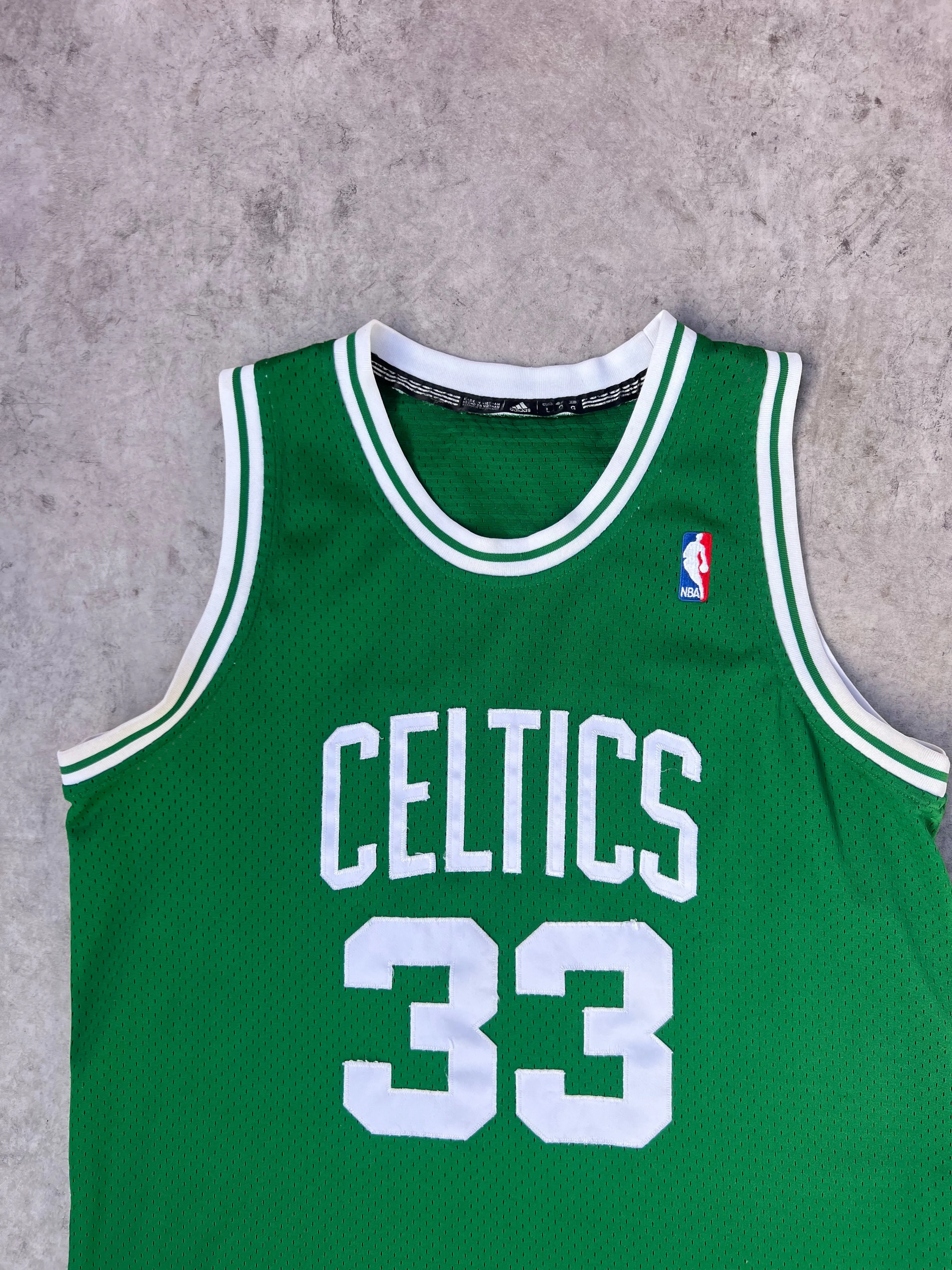 Vintage Larry Bird Celtics Green Jersey (L)