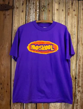 Vintage No Skool Graphic T Shirt 90s Purple XL