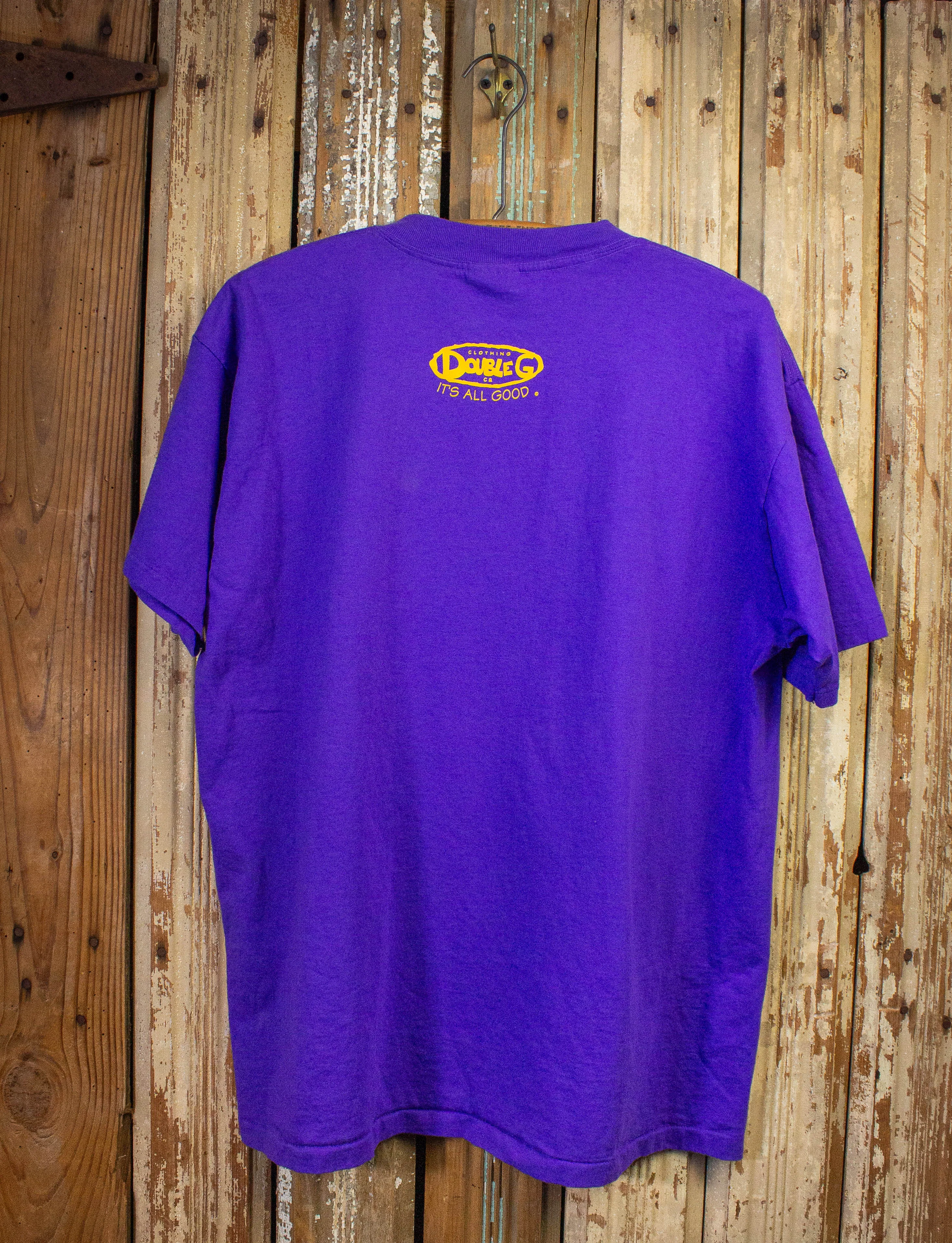 Vintage No Skool Graphic T Shirt 90s Purple XL