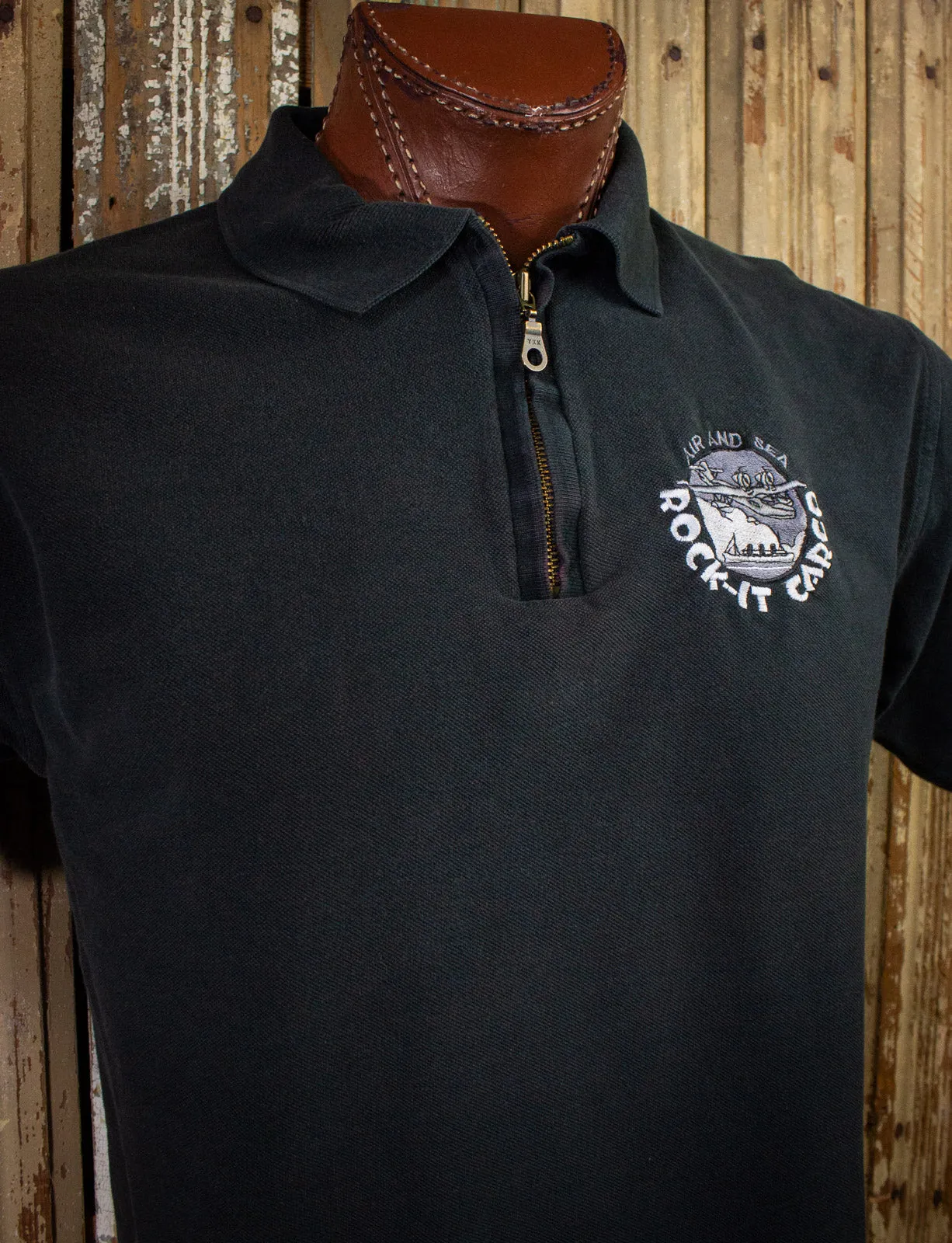 Vintage Rock-It Cargo Polo Madonna Concert Crew Polo 80s Black Large