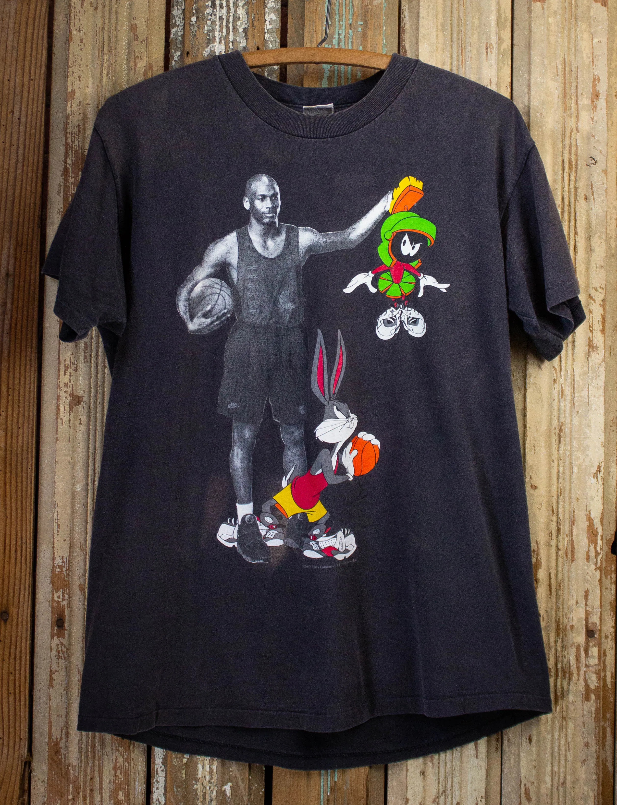 Vintage Space Jam Looney Tunes Graphic T-Shirt 1996 M