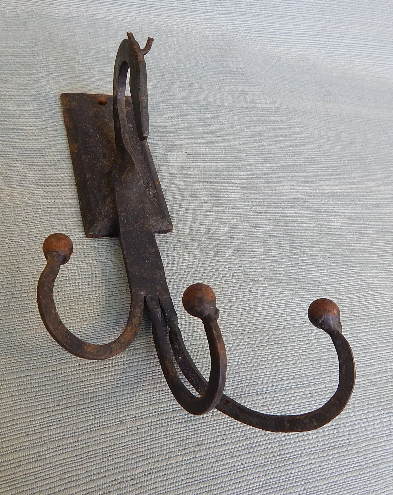 Vintage Wrought Iron Horse Head Hook