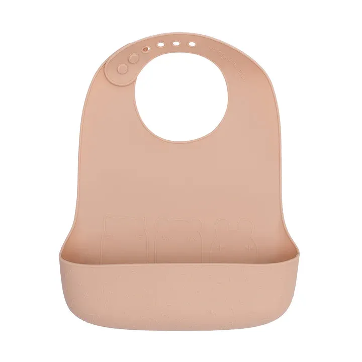 We Might Be Tiny Catchie Bibs - Rust   Beige