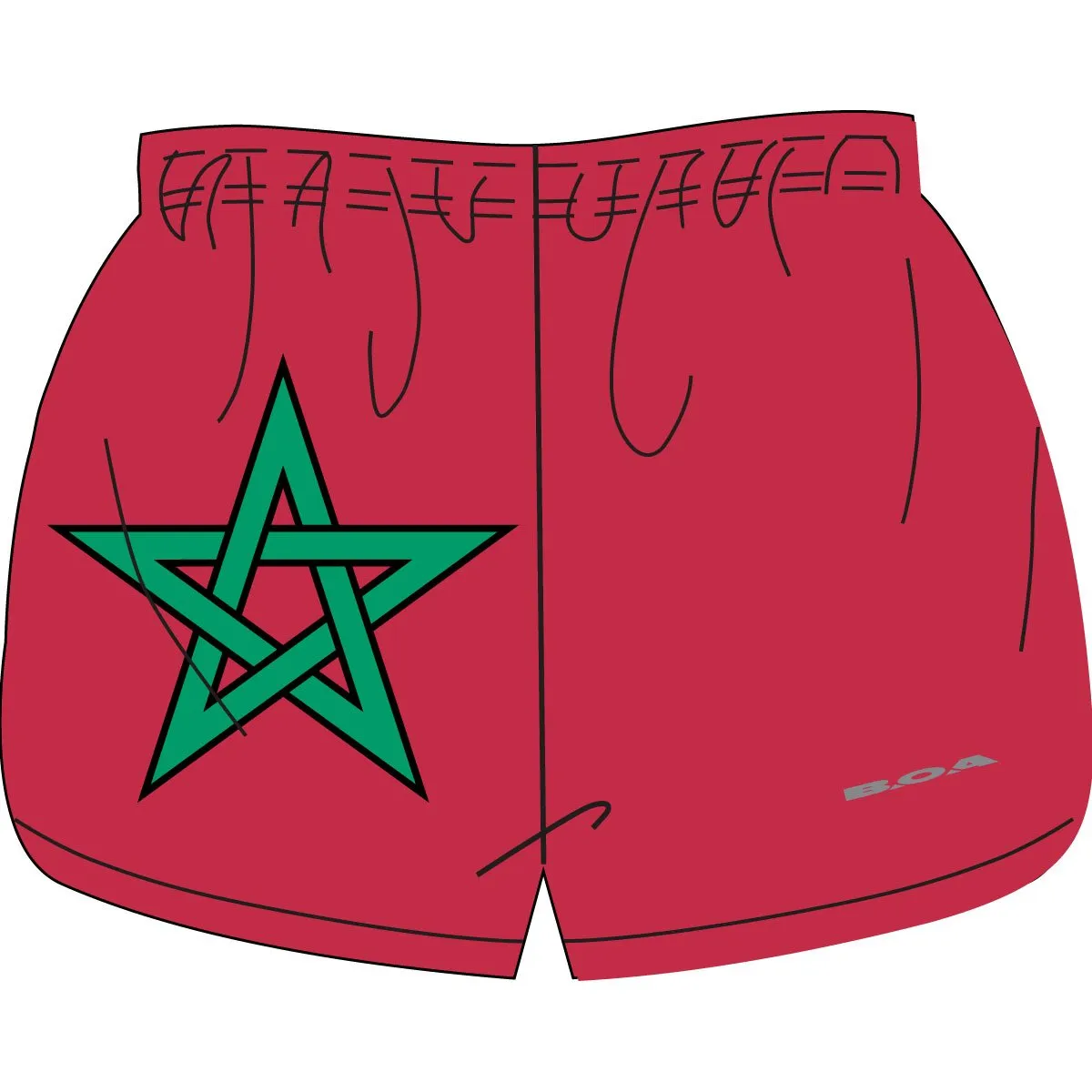 WOMEN'S 1" ELITE SPLIT SHORT- Morocco