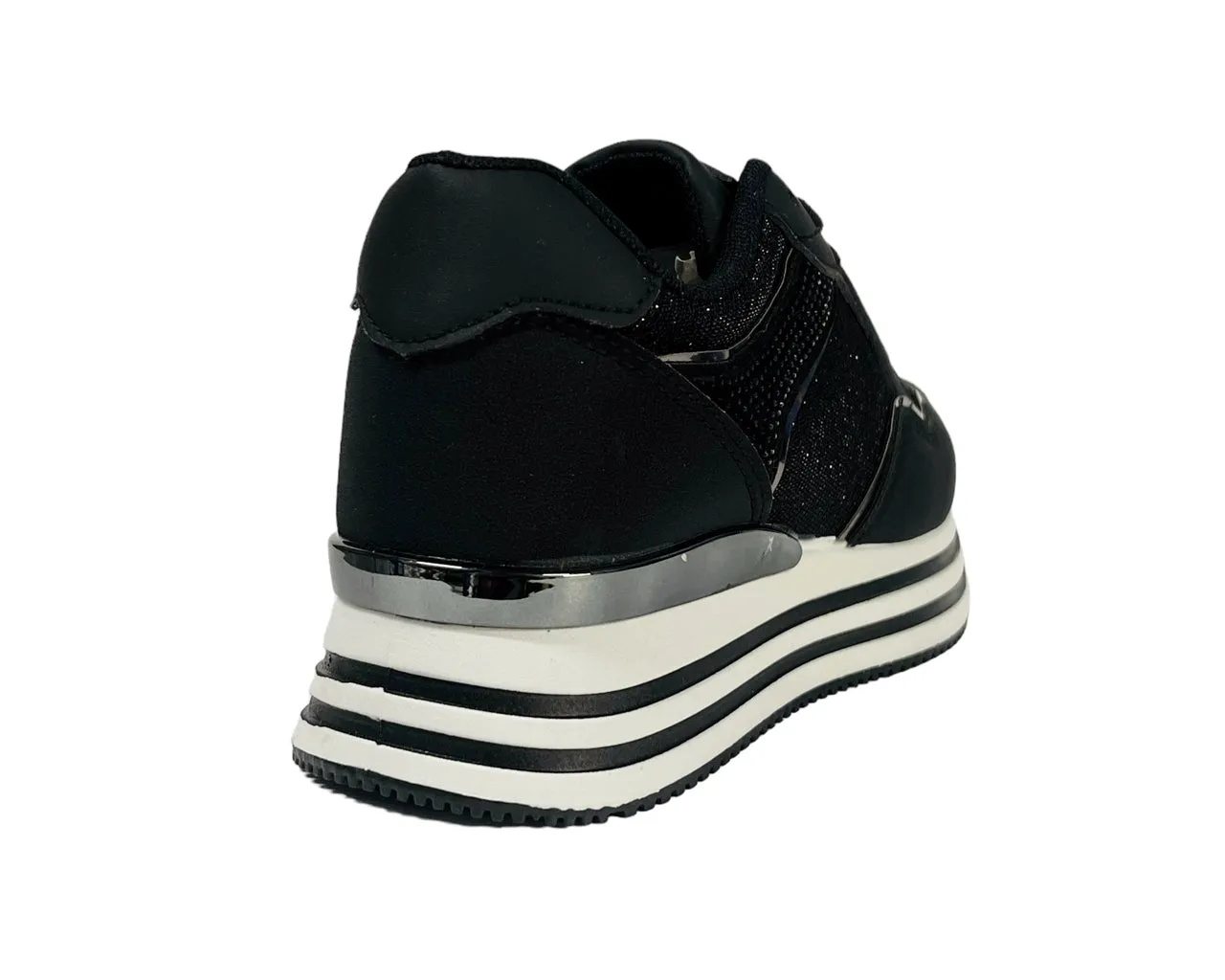 Women's Chunky Sole Casual Lace Up Trainers