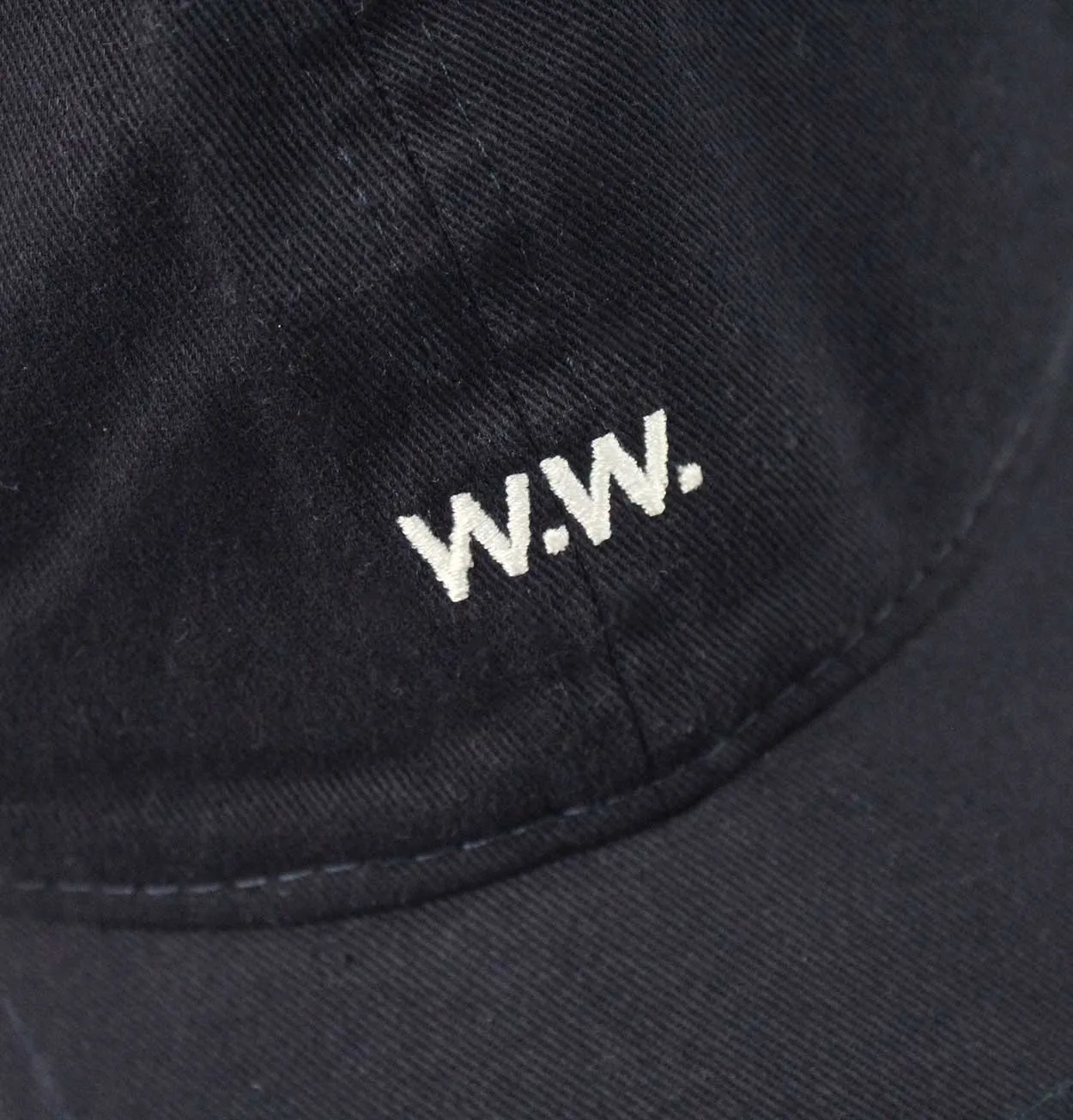 Wood Wood Low Profile Cap in Navy