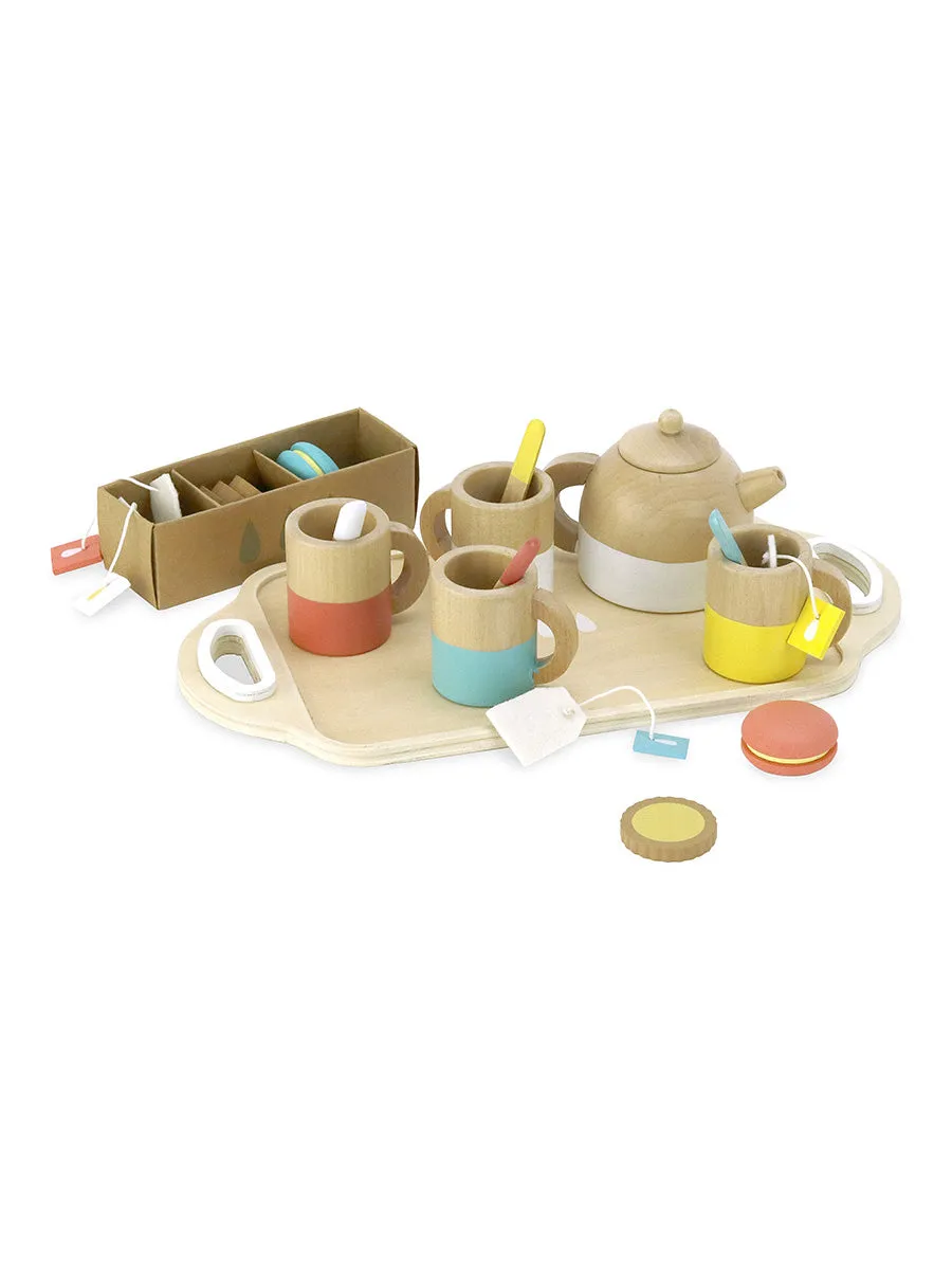 Wooden Tea Set