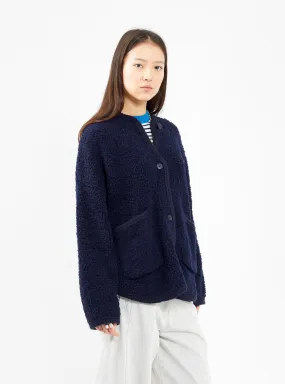 Wool Teddy Jacket Navy