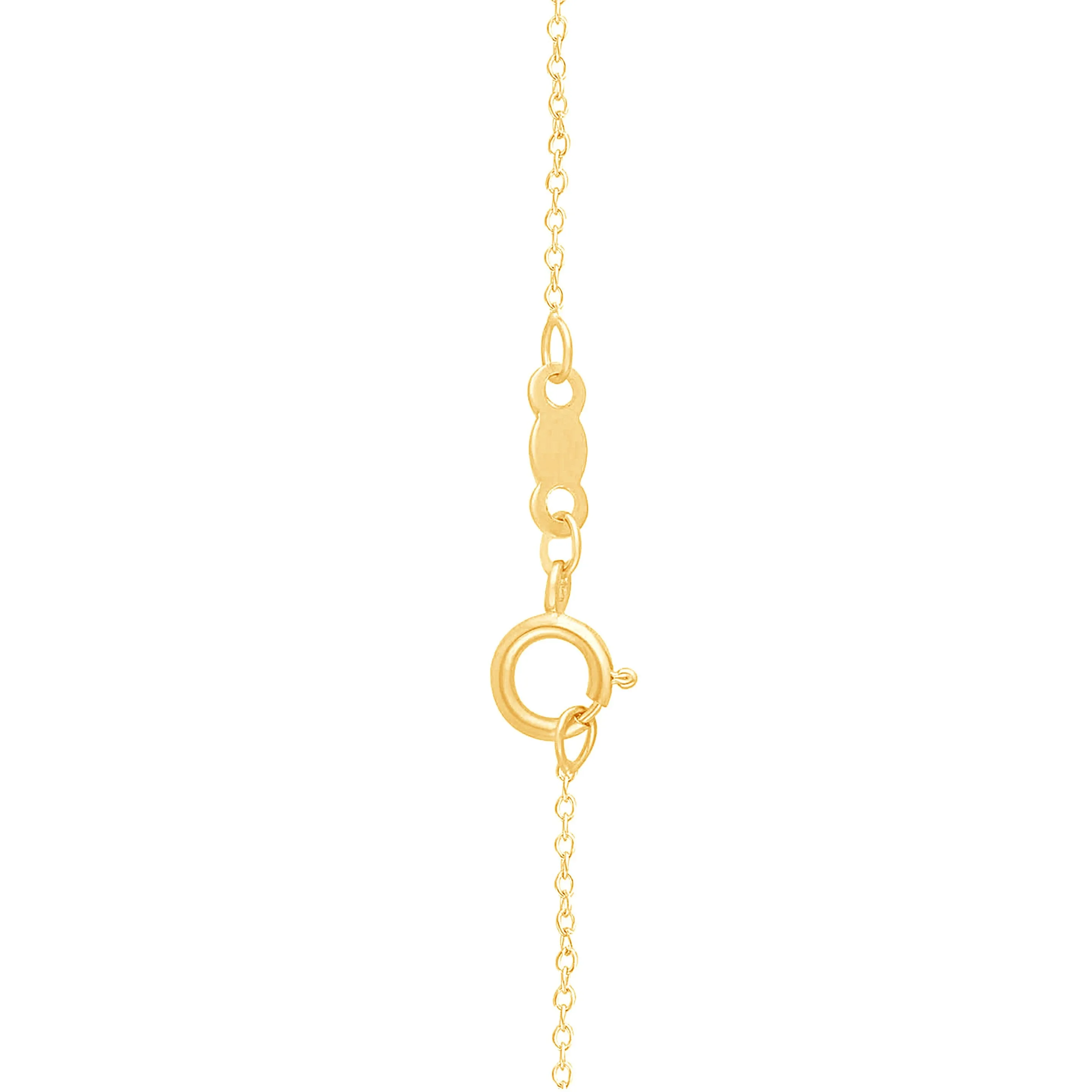 Yellow Gold Ruby & Diamond Infinite Pendant